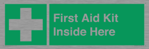First Aid Kit Inside Here